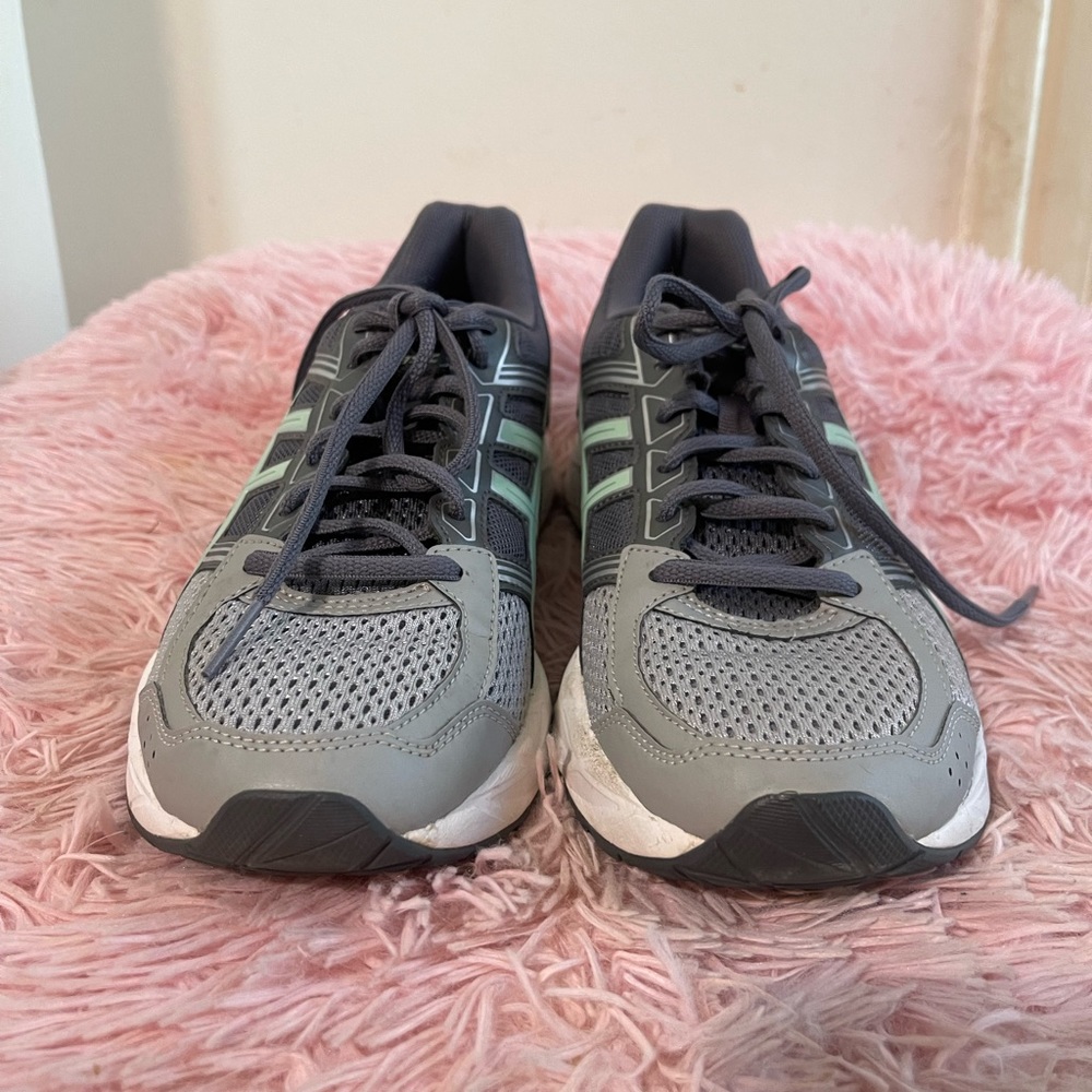 ASICS GEL-CONTEND 4 : Mid Grey/Glacier Sea/Silver women’s running shoes SZ 9 - Picture 8 of 15